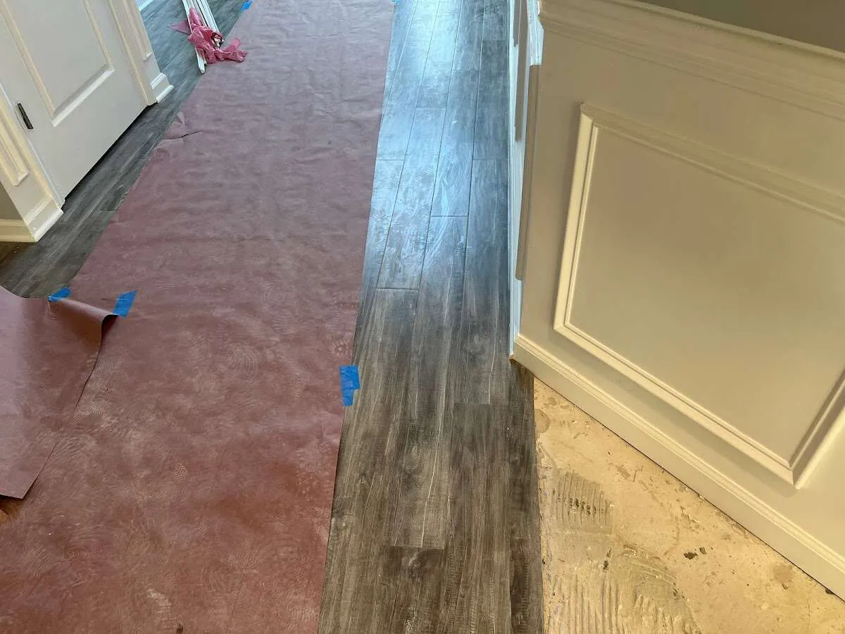 Completed marble shower restoration in Weatherford